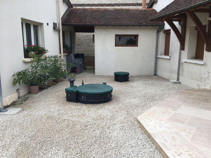 Terrain en cours d'agencement par l'Entreprise Camille